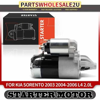 Motor de arranque 1 pieza para Kia Sorento 2003 2004 2005 2006 L4 2,0 L 1,4 KW 12 V CW 8T Foto 1 de 4