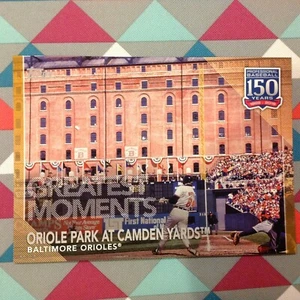 #50 Cal Ripken Jr O's 5x7 (#/10 made) Gold 2019 Topps 150 Years Greatest Moments - Picture 1 of 1
