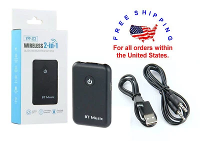 2in1 Wireless USB 4.2 Bluetooth Receiver TV, Music AUX Audio Transmitter 3.5mm - Image 1 of 4