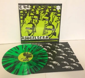 DISTILLERS sing sing death house Lp NEON GREEN w/Splatter VINYL Record w/ lyrics - Picture 1 of 3