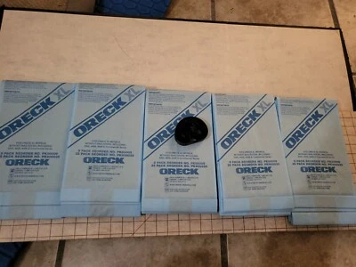 25 Pack Oreck XL Brand Commercial Line  Vacuum Disposable Bag PK800025 & belts - Image 1 of 4