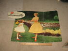 store display sign 1960s tulip flower garden Mother daughter REDBALL Jets shoes