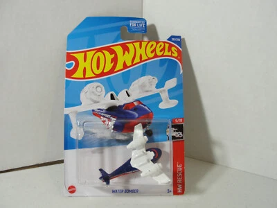 Hot Wheels 2020 Water Bomber Blue #231 231/250 2022 HW Rescue 9/10 - Image 1 of 3