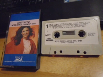 RARE OOP Loretta Lynn CASSETTE TAPE We've Come a Long Way Baby country PAPER LBL - Image 1 of 2