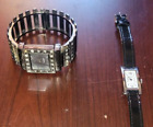 TWO WATCHES ONE IS BONZA , ONE GENEVA ONE SMALL ONE BRACELET STYLE WOMENS