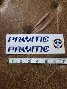 Vintage PRYME Helmets sticker sheet BMX Racing decals - Picture 1 of 1