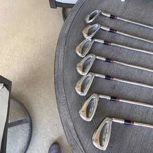 Rare Ben Hogan Edge CFT Irons (E,3,4,6,7,8,9)Steel Apex 4c (Ben Hogan Grips) - Picture 1 of 16