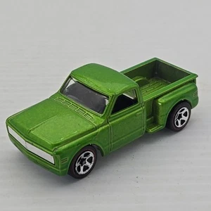 HOT WHEELS Custom ’69 Chevy Pickup Green Red Line Loose Diecast - Picture 1 of 3