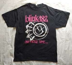 BLINK-182 (w/ Pierce the Veil) One More Time Concert Tour T-Shirt - Size Large - Picture 1 of 5
