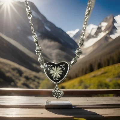 Lista de collar Brighton Water Lilly $78 nuevo con etiquetas reversible Foto 1 de 2