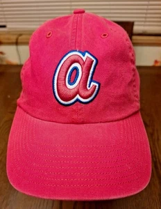 Gorra de pelota roja con correa trasera de colección Cooperstown Atlanta Braves '47 - Imagen 1 de 10