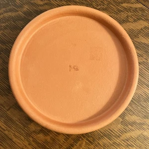Plato platillo maceta redondo terracota de colección Bennington Potters Vermont 6,5" 1912dg - Imagen 1 de 6