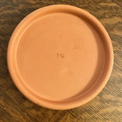 Vtg Bennington Potters Vermont Terra Cotta Round Planter Saucer Dish 6.5" 1912dg - Image 1 of 4