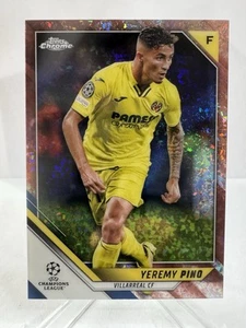 2021-22 Topps Chrome UEFA Yeremy Pino Rose Gold Mini Diamond Refractor #/125 - Bild 1 von 2