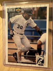 Upper Deck Collector's Choice #385 Tim Raines 1994 Chicago White Sox - Imagen 1 de 10