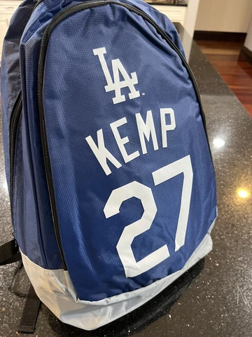 Los Angeles Dodgers Kemp #27  team logo 2 compartment Core backpack Cover