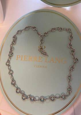 Pierre Lang Fontana Kette Halskette Collier 95 cm Silber RH w. neu - Bild 1 von 2