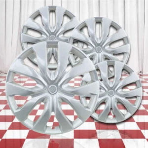 4pc 10 Spoke Silver 16" Wheel Covers (Nissan Rogue Style) - Picture 1 of 2