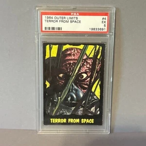 Vintage Outer Limits Daystar Card 1964 Monster Horror Sci Fi PSA 5 Terror Space - Picture 1 of 4