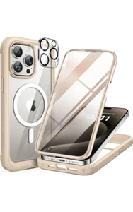 Funda magnética para iPhone 15 Pro [Compatible con Magsafe] Funda de teléfono de cuerpo completo con - Imagen 1 de 6