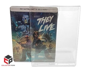 Custom Box Protector for 4k Ultra HD or Blu-Ray STEELBOOK cases (10 PK)