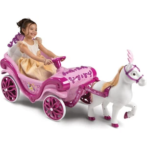 Carrozza Delle Principesse Con Cavallo Per Bambini • Elettrica MANDELLI - Foto 1 di 9