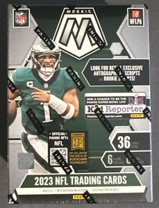 2023 Panini Mosaic Football Trading Card Blaster Box (36 Cards) Factory Sealed