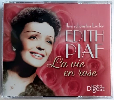 Edith Piaf - La vie en rose (2009) 3 CD's, 63 Songs, Chansons, Balladen, gebr. - Bild 1 von 2