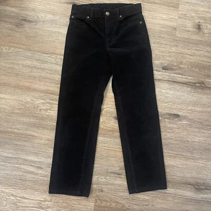 Janie And Jack Black Corduroy Pants Boys Sz 10 Classic Preppy Formal Winter Warm - Picture 1 of 9
