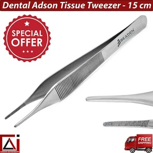 Pinzetta chirurgica per tessuti Adson pinza pollice 15 cm pinzetta dermatologica Pinza CE - Foto 1 di 5