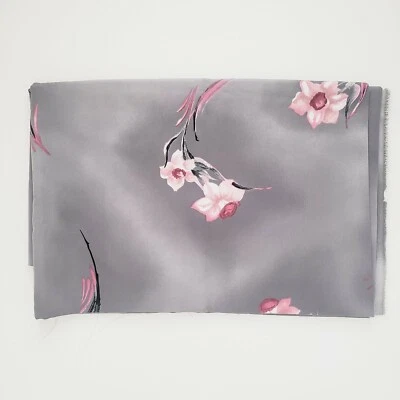 Hi Fashion Fabrics INC 1999 Knit Fabric sewing quilting clothing Gray 1.5 Yards - Image 1 of 3