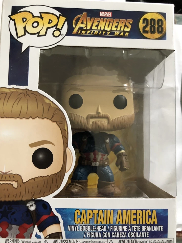 Captain America Bobble-Head Avengers Funko figure - Image 1 of 1