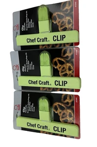 (3) Large Bag Clip Light Green Chef Craft 6" #21292 1 Clip NEW - Picture 1 of 4