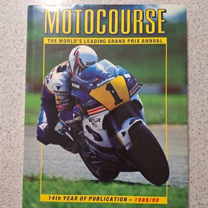 MOTOCOURSE 1989 90 ANNUAL YEARBOOK MOTO GP 500CC EDDIE LAWSON ROTHMANS HONDA - Bild 1 von 9