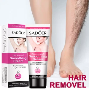 Hair Removal Cream For Men & women - Easy & Painless Depilator Stop Hair Growth - Picture 1 of 7