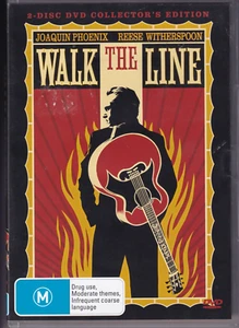 Walk the Line Movie - Joaquin Phoenix, Reese Witherspoon 2 discs PAL Dvd - Picture 1 of 1