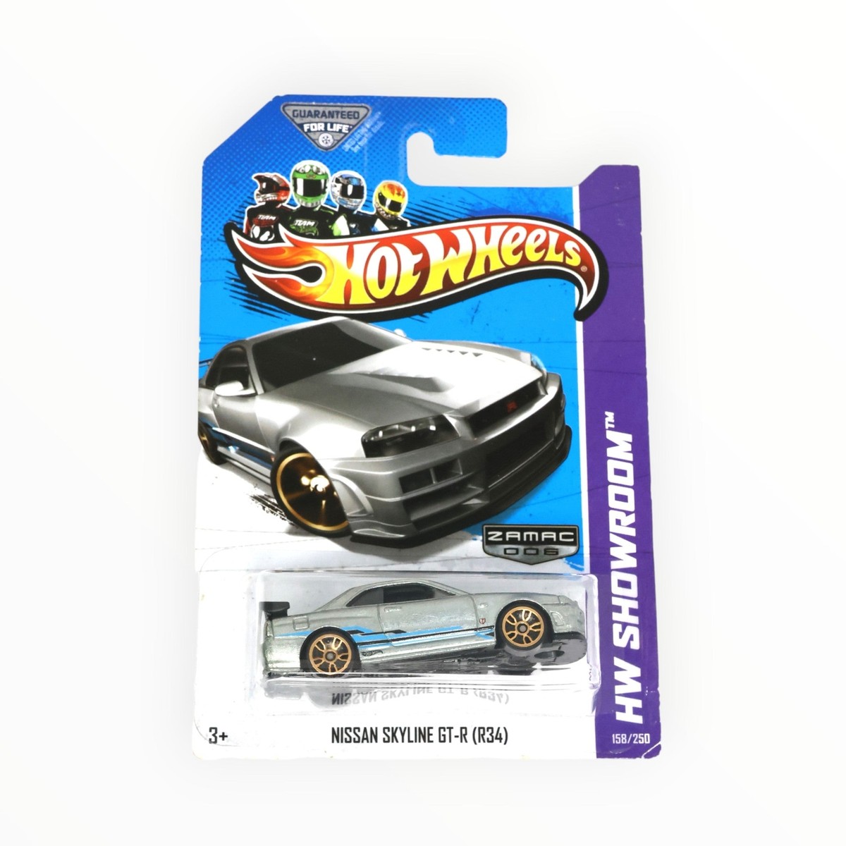 Hot Wheels Nissan Skyline GT-R (R34) 158/250 - ZAMAC - 2013