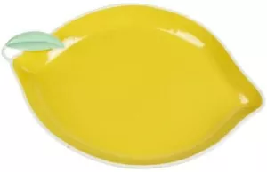 Ganz Midwest-CBK E1 Enamel Lemon Decorative Tray 13x8.8'' CB174252 DEFECT - Picture 1 of 7