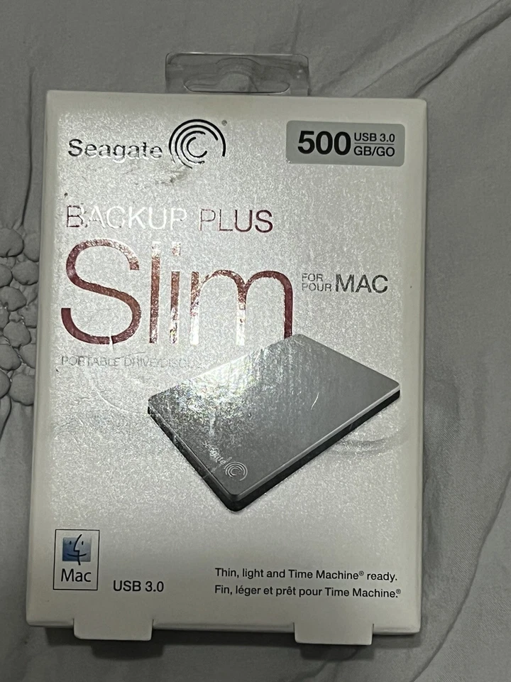 Brand New Seagate 500GB USB3.0 backup plus Portable Drive For Pour MAC - Image 1 of 3