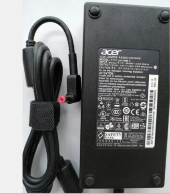 ACER Predator Helios 300 series N17C1 Charger 180W Genuine Power Supply Cord - Bild 1 von 4