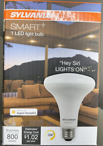SYLVANIA SMART BR30 Soft White 8.5W LED Light Bulb for Apple HomeKit and Siri