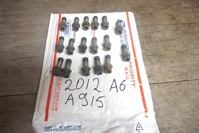 2012-2018 AUDI A6 QUATTRO C7 SEDAN 3.0L RODA A GÁS ARO LUG PARAFUSO CONJUNTO DE 17 FABRICANTE DE EQUIPAMENTO ORIGINAL - Imagem 1 de 4