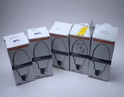 Lote de 5 Bombillas Sylvania #LU100/MED Lumalux E17 Alta Presión Sodio 100W Foto 1 de 2