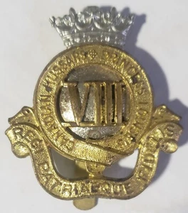 WWII CANADIAN CANADA ARMY 8th PRINCESS LOUISE'S HUSSARS REGIMENT CAP HAT BADGE - Picture 1 of 2