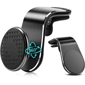 Magnetic Car Phone Holder Air Vent Clip Mount Rotation Cellphone Gps - Picture 1 of 15