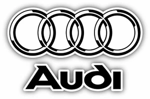 Audi Germany Car Bumper Window Sticker Decal 5"X4" - Picture 1 of 1