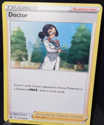 Pokemon S&S Chilling Reign Set UN-COMMON Doctor 134/198 - Near Mint (NM) - Image 1 of 3