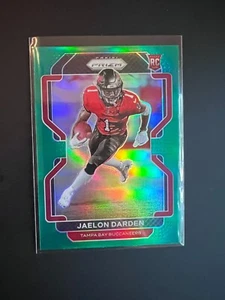 Jaelon Darden 2021 Panini Prizm Football #363 Green RC Tampa Bay Buccaneers - Picture 1 of 2