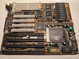 Rare Socket 5 Gigabyte GA586AM Motherboard Rev 2A PCI, ISA, CPU & 32 MB + BONUS - Picture 1 of 12