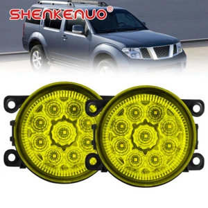 For Nissan Pathfinder R51 2005-2012 LED Front YELLOW Fog Light Lamp Left&Right - Picture 1 of 13